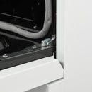 FORNO Paolo 30" 4.38 cu. ft. Freestanding Electric Range in White with Antique Brass Handles, FFSEL6011-30WHT