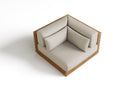 Valencia Elise Fabric Sectional Outdoor Corner Piece, Beige