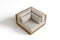 Valencia Elise Fabric Sectional Outdoor Corner Piece, Beige