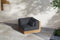 Valencia Elise Fabric Sectional Outdoor Corner Piece, Black