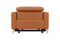 Valencia Elodie Top Grain Leather Recliner Single Seat Sofa, Cognac