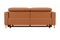 Valencia Elodie Top Grain Leather Loveseat Dual Recliners, Cognac