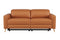 Valencia Elodie Top Grain Leather Loveseat Dual Recliners, Cognac