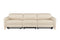 Valencia Elodie Top Grain Leather Three Seats with Double Recliners Sofa, Beige