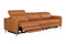 Valencia Elodie Top Grain Leather Three Seats with Double Recliners Sofa, Cognac
