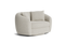 Valencia Eluned Boucle Fabric Swivel Accent Chair, Beige