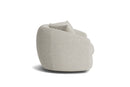 Valencia Eluned Boucle Fabric Swivel Accent Chair, Beige