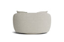 Valencia Eluned Boucle Fabric Swivel Accent Chair, Beige
