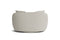 Valencia Eluned Boucle Fabric Swivel Accent Chair, Beige