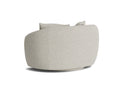 Valencia Eluned Boucle Fabric Swivel Accent Chair, Beige