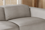 Emery Leather Recliner Sectional Sofa