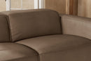 Valencia Emery Leather Recliner Loveseat Sofa, Brown