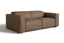 Valencia Emery Leather Recliner Loveseat Sofa, Brown