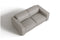 Valencia Emery Leather Recliner Loveseat Sofa, Light Grey