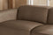 Valencia Emery Leather Sectional Sofa, Recliner Three Seats with Right Chaise, Brown