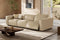 Valencia Emery Leather Recliner Three Seats Sofa, Beige
