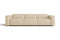 Valencia Emery Leather Recliner Three Seats Sofa, Beige