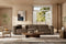 Valencia Emery Leather Recliner Three Seats Sofa, Brown