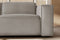 Valencia Emery Leather Recliner Three Seats Sofa, Light Grey
