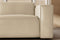 Valencia Emery Top Grain Leather Recliner Seat, Beige