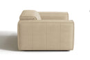 Valencia Emery Top Grain Leather Recliner Seat, Beige