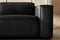 Valencia Emery Top Grain Leather Recliner Seat, Black