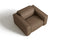 Valencia Emery Top Grain Leather Recliner Seat, Brown