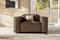 Valencia Emery Top Grain Leather Recliner Seat, Brown