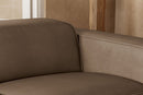Valencia Emery Top Grain Leather Recliner Seat, Brown