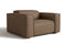 Valencia Emery Top Grain Leather Recliner Seat, Brown