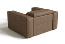 Valencia Emery Top Grain Leather Recliner Seat, Brown