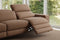 Valencia Esther Top Grain Leather Sofa, L-Shape with Left Chaise, Brown