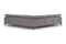 Valencia Esther Top Grain Leather Sofa, L-Shape with Left Chaise, Light Grey