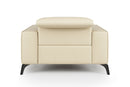 Valencia Esther Top Grain Leather Recliner Seat, Beige