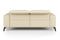 Valencia Esther Top Grain Leather Loveseat Sofa, Beige