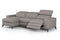 Valencia Esther Top Grain Leather Sofa, Three Seats with Left Chaise, Light Grey