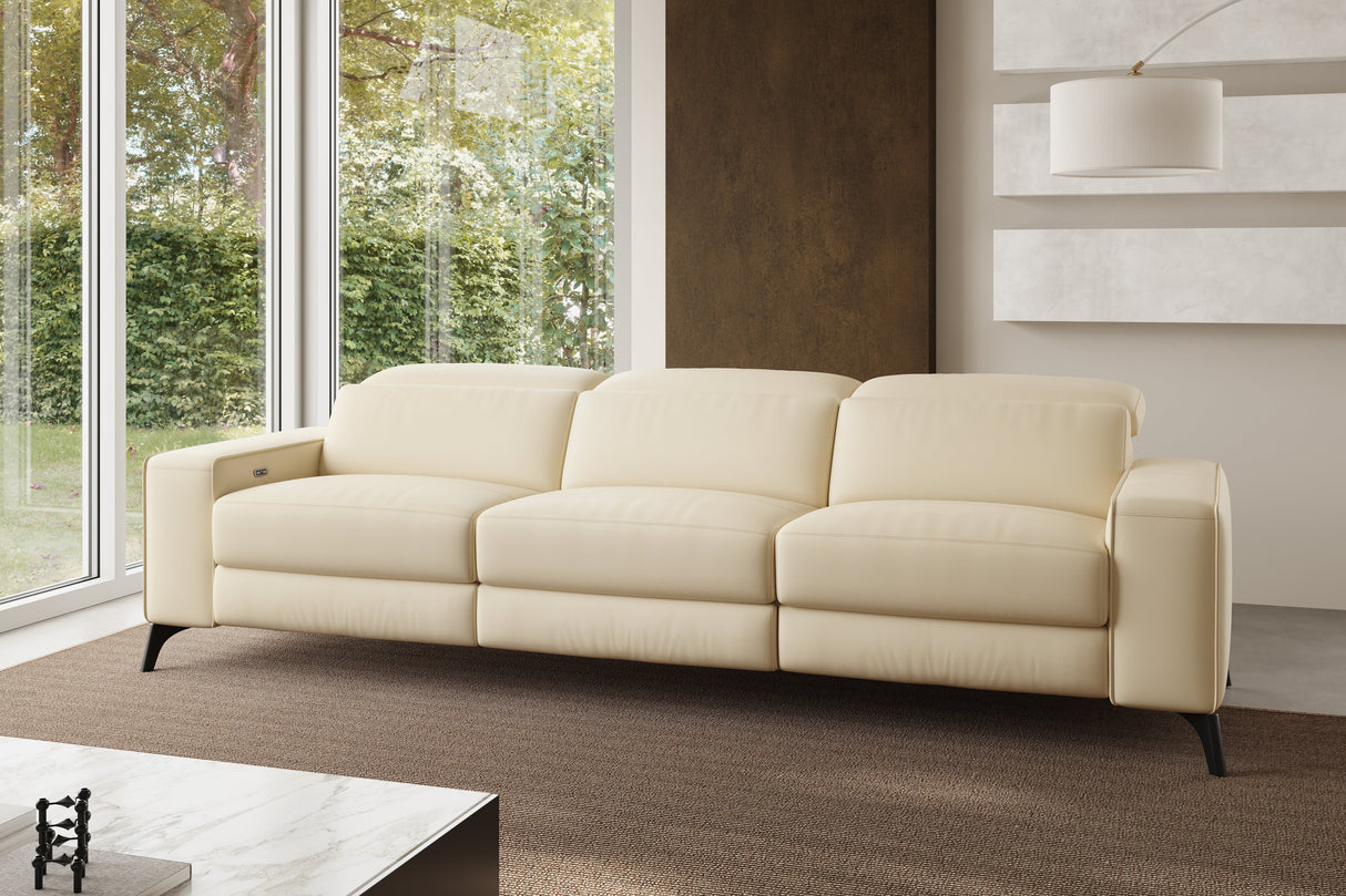 Esther Leather Dual Recliner Sofa