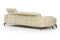 Valencia Esther Top Grain Leather Sofa, Three Seats with Left Chaise, Beige
