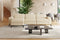 Valencia Esther Top Grain Leather Sofa, Three Seats with Left Chaise, Beige