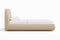 Valencia Etta Upholstered Fabric King Bed Frame, Beige