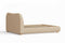 Valencia Etta Upholstered Fabric King Bed Frame, Beige