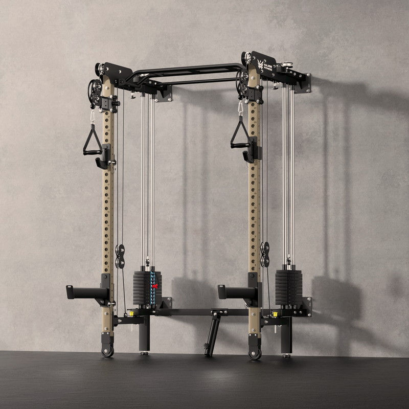 Major Fitness F35 All-In-One Home Gym Wall-Mount Folding Power Rack