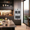 FORNO Asti 30" 7.36 cu. ft. French Door Double Electric Wall Oven with Air Fry, Self-Clean and Sous Vide, FBOEL1340-30