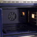 FORNO Gallico 30" 3.58 cu. ft. French Door Electric Wall Oven with Telescopic Racks, Air Fry, Self-Clean and Sous Vide, FBOEL1371-30