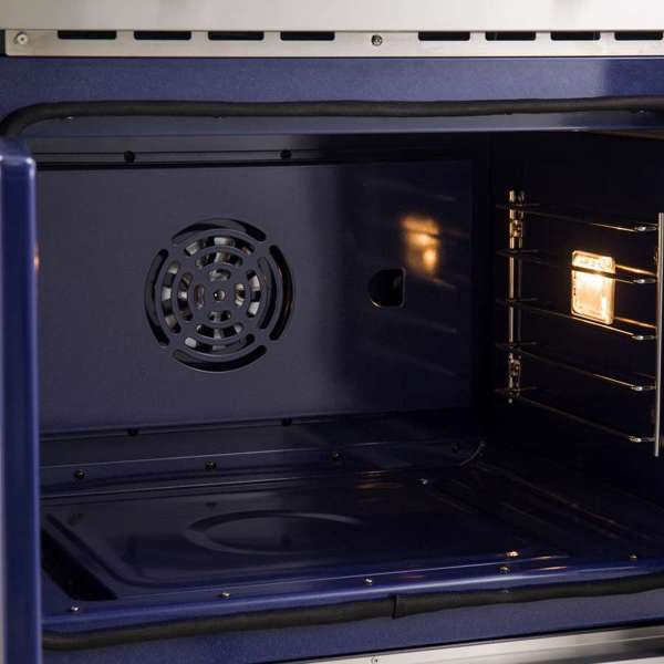 FORNO Gallico 30" 3.58 cu. ft. French Door Electric Wall Oven with Telescopic Racks, Air Fry, Self-Clean and Sous Vide, FBOEL1371-30