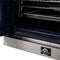 FORNO Gallico 30" 3.58 cu. ft. French Door Electric Wall Oven with Telescopic Racks, Air Fry, Self-Clean and Sous Vide, FBOEL1371-30