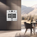 FORNO Gallico 30" 3.58 cu. ft. French Door Electric Wall Oven with Telescopic Racks, Air Fry, Self-Clean and Sous Vide, FBOEL1371-30