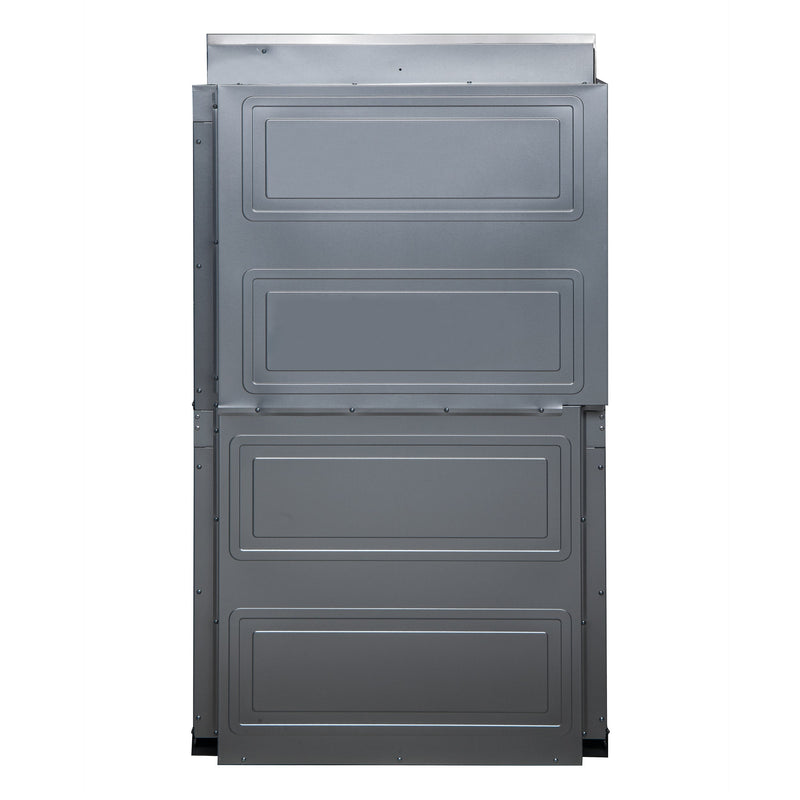 FORNO Gallico 30" 7.36 cu. ft. French Door Double Electric Wall Oven with Telescopic Racks, Air Fry, Self-Clean and Sous Vide, FBOEL1388-30