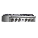 FORNO Spezia 36" Gas Rangetop with 6 Sealed Burners in Stainless Steel, FCTGS5751-36