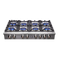 FORNO Spezia 48" Gas Rangetop with 8 Sealed Burners in Stainless Steel, FCTGS5751-48
